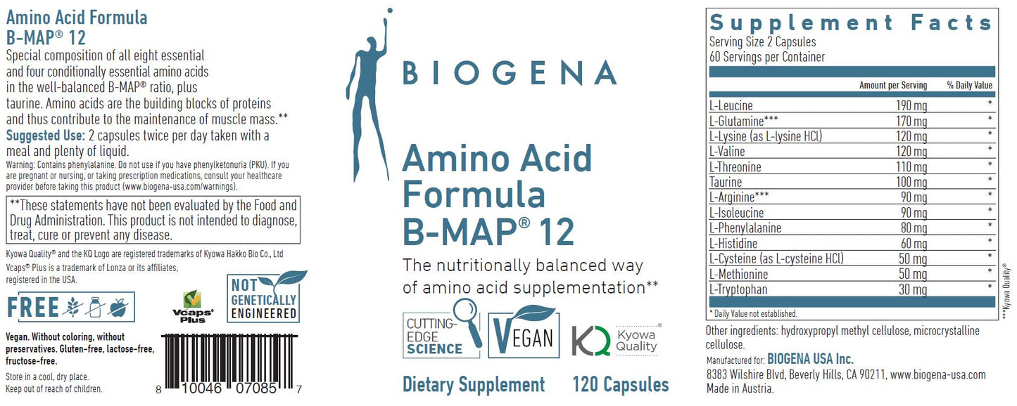 Biogena Amino Acid Formula B-MAP 12