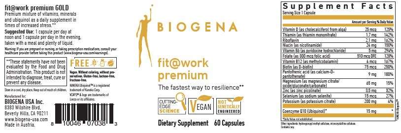 Biogena Fit@work Premium Gold
