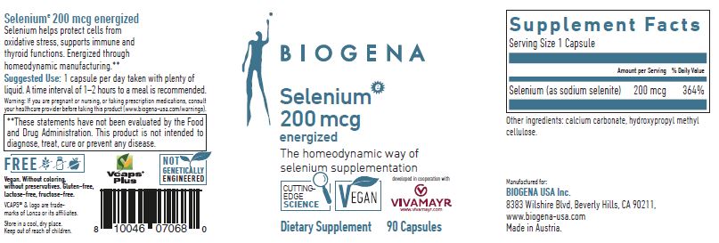 Biogena Selenium 200 mcg Energized