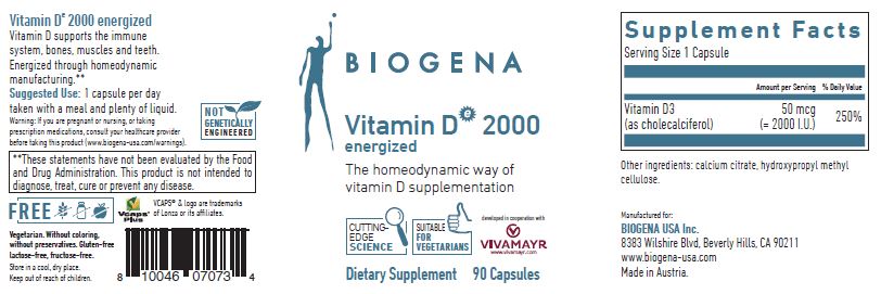 Biogena Vitamin D 2000 energized