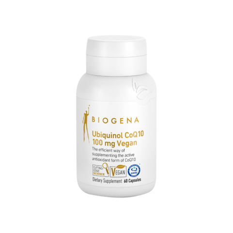Biogena Ubiquinol CoQ10 100 mg Vegan GOLD